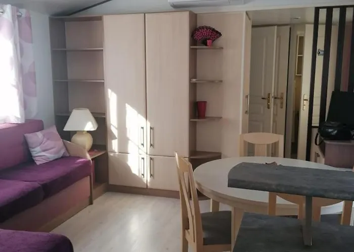 مكان تخييم Mobilhome 40 M2 Climatise, Domaine La Lande ميميزا بلاج